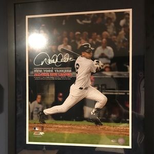 Derek jeter signed picture